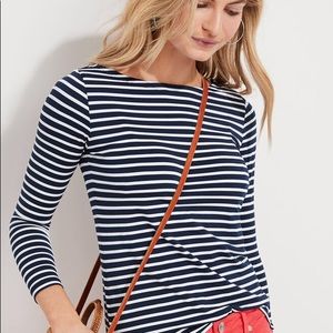 Vineyard Vines Blue + White Longsleeve Tee Size S